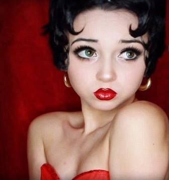 Betty Boop Costume, Realistic Cosplay, Betty Boop Makeup, Halloween Makeup Tutorials, Look Halloween, Classy Halloween Costumes, Betty Boop Art, Costume Inspo, Halloween Makeup Tutorial