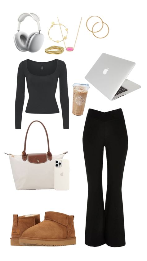 study time at starbucks Study Outfit, At Starbucks, Uni Outfits, Outfit Inspo Casual, Cute Lazy Day Outfits, Trendy Outfits For Teens, Neue Outfits, Lazy Outfits, Lazy Day Outfits