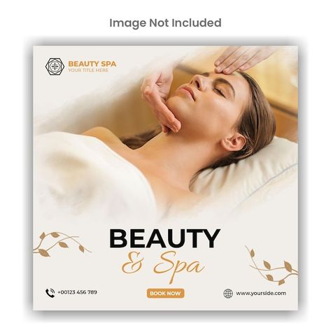 PSD beauty and spa social media or insta... | Premium Psd #Freepik #psd #post Spa Social Media, Instagram Post Template Design, Post Template Design, Facial Therapy, Spa Business, Facebook Banner, Post Ad, Social Media Poster, Beauty Design