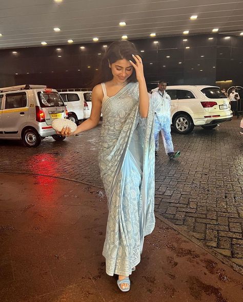 Off Shoulder Lehenga, Aditi Bhatia, Saree Wearing Styles, Sarees For Girls, Simple Saree Designs, Flannel Fashion, About Instagram, Fancy Sarees Party Wear, Desi Fashion Casual