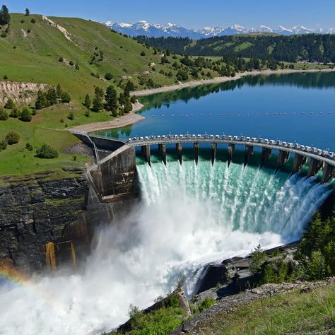 Polson Montana, Hydroelectric Energy, Hydro Energy, Hydroelectric Dam, Book Cover Page, English Projects, Web Stories, Flathead Lake, Hydroelectric Power