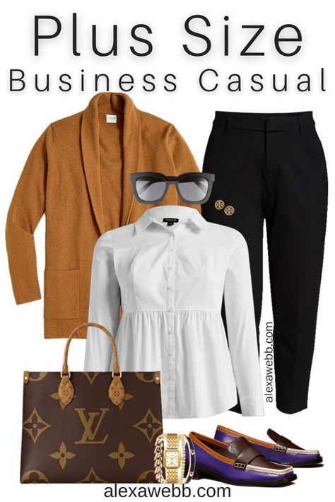 Leggings Outfit For Work Offices, Blazer Work Outfit, Houndstooth Blazer Outfit, Business Casual Outfits Winter, Plus Size Business, Alexa Webb, Plus Size Fashionista, Black Leggings Outfit, Plus Size Work