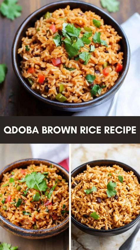 Qdoba Brown Rice Recipe – Culinary Chase Qdoba Rice Recipe, Qdoba Adobo Chicken Recipe, Qdoba Rice, Qdoba Brown Rice Recipe, Brown Rice And Quinoa Recipe, Chipotle Rice, Brown Rice Recipe, Weekly Dinner, Brown Rice Recipes