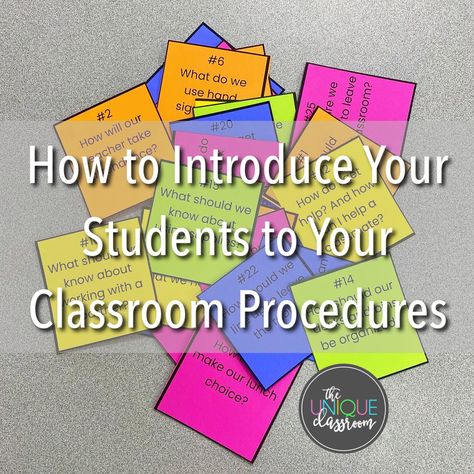 Teaching Classroom Procedures, School Procedures, Teaching Procedures, Classroom Routines And Procedures, Classroom Motivation, Teaching Classroom Management, Teaching 5th Grade, Classroom Procedures, Classroom Behavior Management