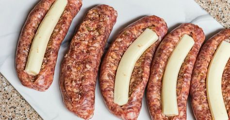 Cheese Stuffed Italian Sausage, Korean Sausage Recipe, Sandwich Recipes For Dinner, Recipes Italian Sausage, Stuffed Italian Sausage, Korean Sausage, Sausage Sandwich Recipes, Italian Sausage Sandwich, Sausage Sandwich