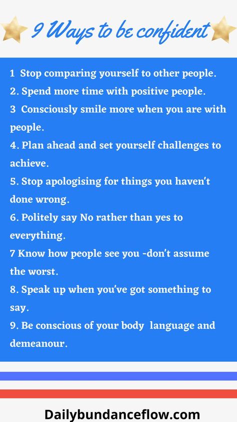 How to be more confident in yourself How To Gain Confidence In Speaking, How To Become More Extroverted, How To Seem Confident, How To Show Confidence, How To Regain Self Confidence, How To Be Bold And Confident, How To Be More Confident In Yourself, How To Be More Confident Tips, How To Be More Outgoing