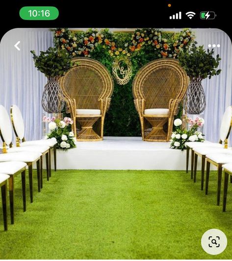 Traditional Engagement Decorations, Traditional Wedding Set Up, Nigerian Trad Wedding Decor, Trad Wedding Decor, African Engagement Decor, Traditional Ghanaian Wedding Decor, African Traditional Wedding Backdrop, Ghana Engagement Decor, Ghana Wedding Decorations