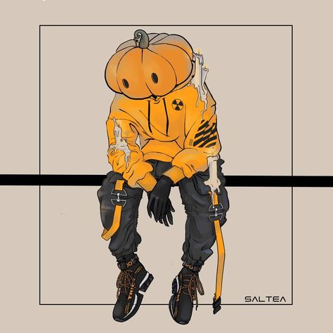 Pumpkin Head Character Art, Pumpkin Head Reference, Drawing Reference Halloween, Jackolantern Character Design, Pumpkin Man Art, Pumpkin Person Drawing, Pumpkin People Drawings, Pumpkin Head Character Design, Pumpkin Man Drawing