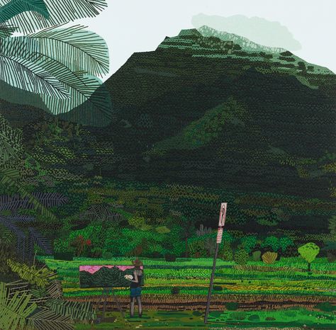 Jonas Wood, Power Of Storytelling, Getting Married In Italy, Wooded Landscaping, Hanalei Bay, Summer Landscape, Contemporary Art Gallery, Winter Landscape, Landscape Painting