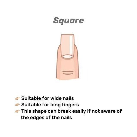 Check out why you need different nail shapes 💅🏼 There are 4 common types of nail shapes ✨ let's see which ones are your fav 🤎 Types Of Nails Shapes, Nails Shapes, Wide Nails, Different Nail Shapes, Nail Stuff, Types Of Nails, My Nails, Which One Are You, Nail Shapes