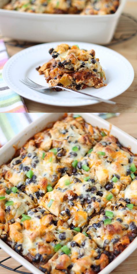 Butternut Squash Mexican Casserole, Butternut Squash Bake Recipes, Winter Squash Casserole Recipes, Butternut Squash Tacos Recipes, Butternut Recipes Healthy, Healthy Casserole Recipes For Dinner Clean Eating, Butternut Squash Enchilada Casserole, Healthy Veggie Casserole Recipes, Butternut Squash Healthy Recipes