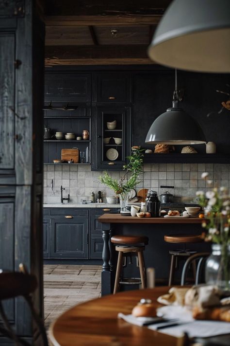 [CommissionsEarned] 37  Moody Farmhouse Kitchen Ideas For A Timeless Cooking Space #victorianfarmhousekitchenideas