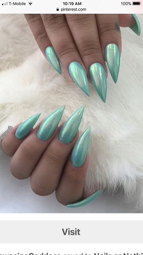 Mermaid Nail Art, Ideas Uñas, Nail Effects, Colorful Nail Art, Mermaid Nails, Nails Polish, Metallic Nails, Creative Nails, Chrome Nails