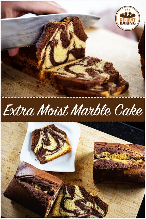 Perfect and quick marble cake! Healthy Marble Cake, Marbled Pound Cake, Marble Pound Cake Recipes Moist, Marble Cake Loaf, Best Marble Cake Recipe Moist, Marble Pound Cake Recipe, Homemade Marble Cake Recipe, Moist Marble Cake Recipe, Easy Marble Cake Recipe