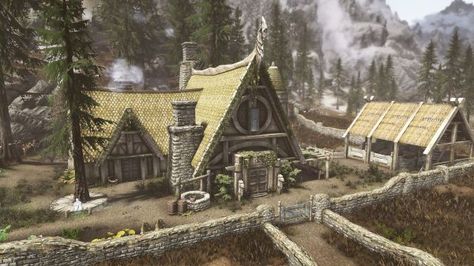 Elysium Estate SSE 5.0 = Mid-sized Skyrim SE house mod Skyrim House, Skyrim Mod, Types Of Fiction, Skyrim Special Edition Mods, Skyrim Mods, Hunter Games, Crazy House, Magic System, Black Tree