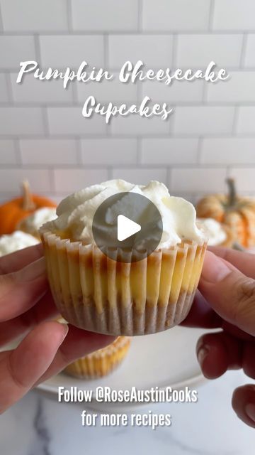 RoseAustinCooks on Instagram: "The ‘BER’ months are right around the corner, so you know what that means, right? It’s pumpkin flavored errthang season 🎃🍁. 

Type ‘PUMPKIN’ below for the full recipe video.

#pumpkin #pumpkincheesecake #pumpkinspice #pumpkinseason #itsfallyall #pumpkindessert #cheesecake #pumpkincheesecakecupcakes #sweettooth #roseaustincooks" Mexican Atole, Pumpkin Cheesecake Cupcakes, The Ber Months, Thanksgiving Sweets, Sweet Potato Cheesecake, Fall Deserts, Baker Baker, Yummy Cheesecake, Ber Months