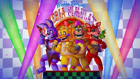 Surprise Five Nights at Freddy’s spinoff hits Steam — and it’s free - Polygonclockmenumore-arrownoyespoly-lt-wire-logo : Download Freddy Fazbear’s Pizzeria Simulator right now Happy 4th Anniversary, Pirates Cove, Fnaf Sister Location, Funtime Foxy, 4th Anniversary, Sister Location, William Afton, Freddy Fazbear, Fnaf Drawings