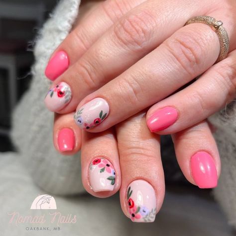 Nails Luminary, Flowers On Nails, Luminary Nails, Paper Nails, Detailed Art, Nail Envy, Nails 2024, Painting Flowers, Floral Nails