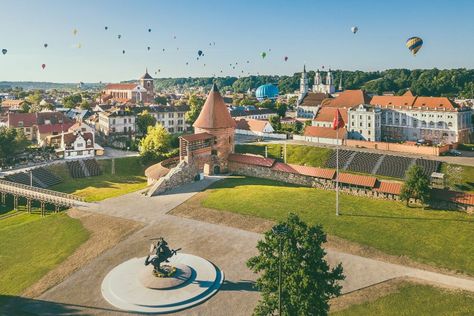 Scenic route Panemunė | Lithuania Travel Lithuania Travel, Kaunas Lithuania, Old Town Square, Vacation Planner, Scenic Routes, City Break, Travel Tours, Lithuania, Coat Of Arms