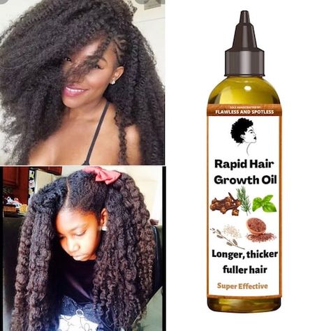 Oils To Make Your Hair Grow, Hair Growth Oils For Natural Hair, Best Oils For Hair Growth, Hair Growth Grease, Fast Natural Hair Growth, Fast Hair Growth Oil, Hair Ingredients, Natural Hair Growth Remedies, Hair Growth Formula