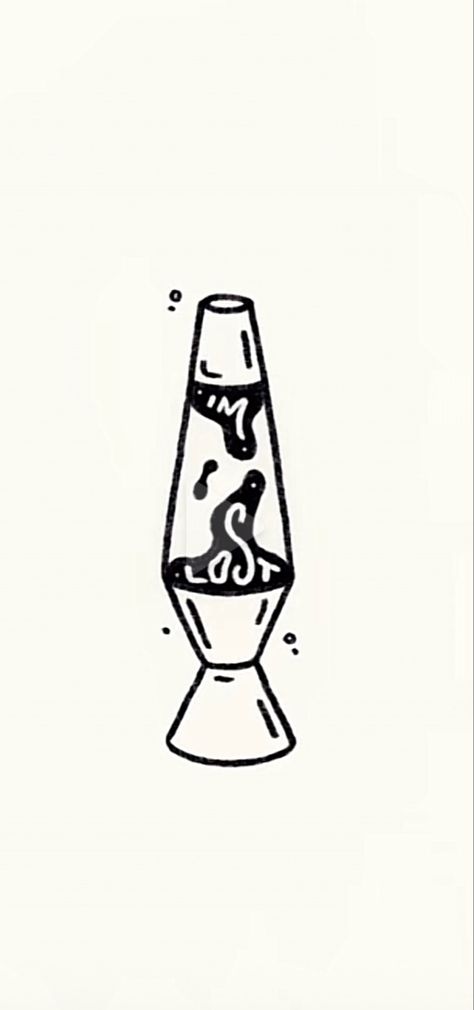 Imposter Syndrome Tattoo, Lava Lamp Tattoo Design, Lava Lamp Tattoo Simple, Bpd Quote Tattoos Simple, Minimalist Doodle Tattoo, Lighter Tattoo Ideas, Marker Tattoos Easy, Toxic Relationship Tattoo, Lighter Tattoo Minimalist