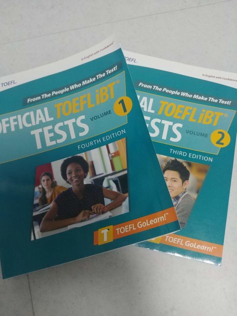 Both of the Official TOEFL iBT Tests books Toefl Ibt, Toefl Test, Reading Test, Good Results, Reading Passages, New Edition, Volume 1, الرسومات اللطيفة, Vocabulary