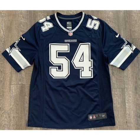 Authentic Nike On Field NFL Dallas Cowboys Jaylon Smith #54 Jersey in blue, size men's large. Show your support for the team with this high-quality je... Nfl Shirt Outfit, Nfl Jersey Outfit, Monochrome Nails, Cowboys Jersey, Billie Eilish Outfits, Dallas Cowboys Jersey, Ropa Hip Hop, Shirt Outfit Men, Nfl T Shirts