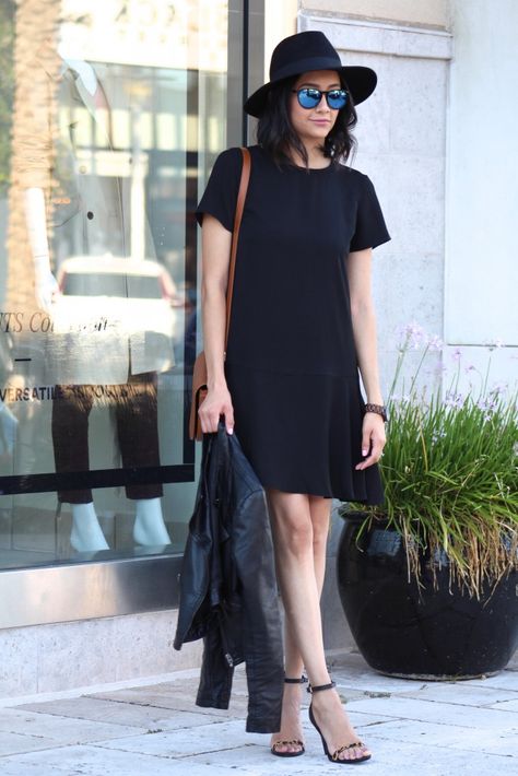 Black Fedora Hat Outfit, Outfit With Fedora, Black Hat Outfit, Hat Outfit Spring, Fedora Outfit, Rocker Chic Outfit, Hat Outfit Summer, Fedora Hat Outfits, Houston Style