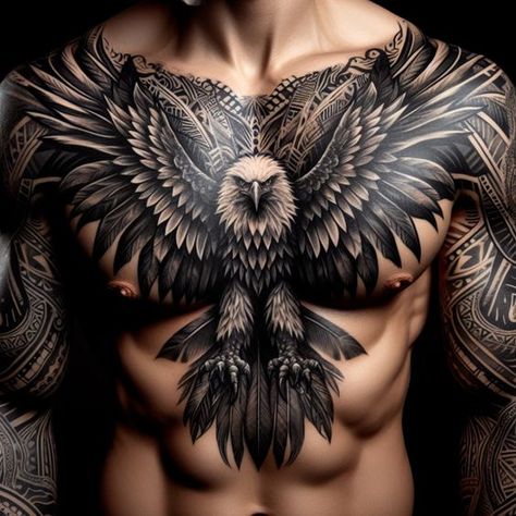 Capture the essence of freedom with these powerful eagle tattoo designs. Symbolizing strength and vision, let your ink take flight. 🦅 Bird Chest Piece Tattoo, Eagle Chest Tattoo Men, Eagle Tattoo On Back, Lore Idea, Eagle Tattoo Chest, Eagle Tattoo Men, Chest Tattoo Sketches, Eagle Tattoo Design, Eagle Chest Tattoo