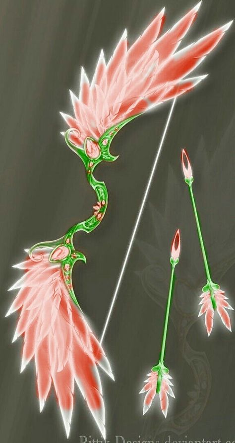 Flowering bow, around which purity and light are always fragrant Violin Bow And Arrow Dnd, Bow And Arrow Design Art, Fantasy Bow Art, Fantasy Bow And Arrow Design, Fancy Bow And Arrow, Bow Designs Archery, Magical Bow And Arrow, Flower Bow And Arrow, Fantasy Bow And Arrow