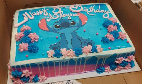 Stitch Birthday Party Ideas, Stitch Cakes, Stitch Bday, Lilo And Stitch Birthday, Lilo And Stitch Cake, Stitch Birthday Party, Cake Designs For Girl, Funny Cakes, Stitch Cake