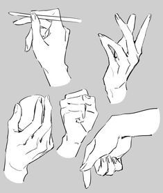 Drawing Reference Drawing, Geometric Shapes Drawing, Drawing Hair Tutorial, Anime Hands, Hand Gestures, Hand Drawing Reference, Anatomy Sketches, Reference Drawing, Hand Reference