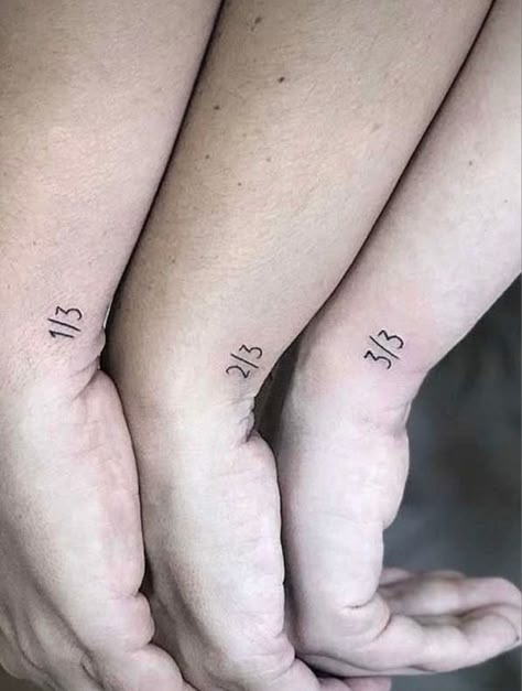 Mission Tattoo, Matching Tattoos For Siblings, Matching Bff Tattoos, Cousin Tattoos, Maching Tattoos, Sisters Tattoo, Wrist Tattoos For Guys, Sibling Tattoos, Bff Tattoos