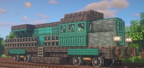 https://discord.com/channels/937435293294919690/1077979961232736296 Create Mod Train, Minecraft Train Design, Minecraft Train Bridge, Minecraft Railing Ideas, Minecraft Steam Train, Minecraft Create Mod Ideas, Minecraft Factory Design, Minecraft Train Station Ideas, Minecraft Train Tracks