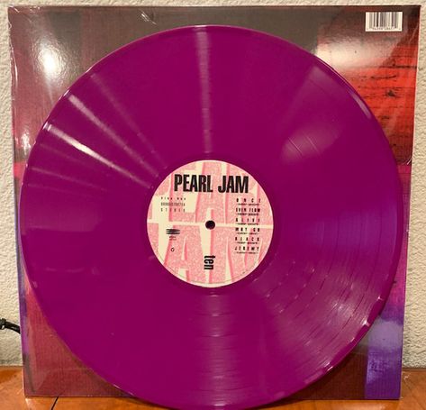 Pearl Jam - Ten (Purple Opaque) Pearl Jam Ten, Pearl Jam, Music Record, Vinyl Records, Jam, Vinyl, Purple, Color