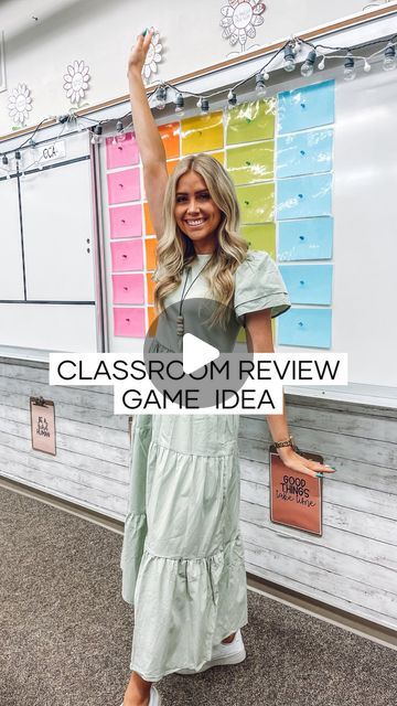 Karina Bolier | FCS Teacher Resources | Affordable Fashion on Instagram: "comment the word WANT to get the 🔗 to this review game resourve in my TPT store💚   my fav first day of class game can also be used as a game for REVIEW👏🏼 customize for any topic or class & play physically or digitally!!  #reviewgame #teacherideas #classroomideas #teachersofinstagram #tptteachers #teacherresources #middleschoolteacher #fcsteacher #classroomgames" Fcs Teacher, Games For Grade 1, Teacher Games, Class Games, First Day Of Class, Classroom Games, Middle School Teachers, Review Games, Classroom Activities