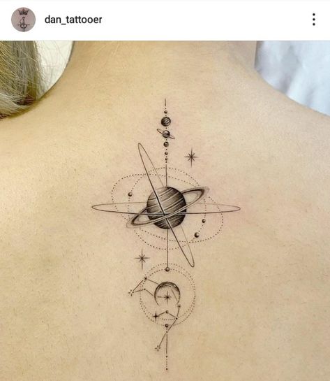 Mens Tattoo Ideas, Animal Design Tattoo, Planet Tattoo, Minimal Tattoo Designs, Saturn Tattoo, Minimal Tattoo Ideas, Bone Tattoo, Tattoo Ideas Inspiration, Planet Tattoos