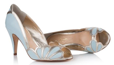 The ice blue Isabelle shoe by Rachel Simpson is a gorgeous peep toe design made from soft leather Shoes Heels Prom, Blue Bridal Shoes, Rachel Simpson, Elegant Wedding Shoes, How To Dress For A Wedding, Shoe Sketches, Designer Wedding Shoes, Blue Wedding Shoes, Wedding Shoes Lace