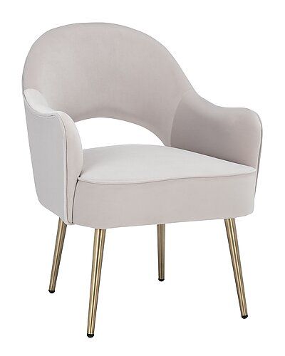 Rue La La — Safavieh Dublyn Accent Chair Pink Accent Chair, Sculpted Arms, Hardwood Plywood, Modern Accent Chair, Kids Seating, Upholstered Side Chair, Living Room Furniture Chairs, Modern Accents, Office Inspiration