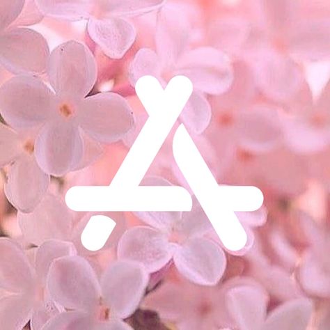 Pretty App Icons, Pink Aesthetic Widget Flower, Floral App Icons Aesthetic, Pink Flower App Icon, Phone Logo Aesthetic Pink, Flower App Icon Aesthetic Pink, Photo Pink Icon, App Store Pink Icon, Asthetic Logos Apps Pink