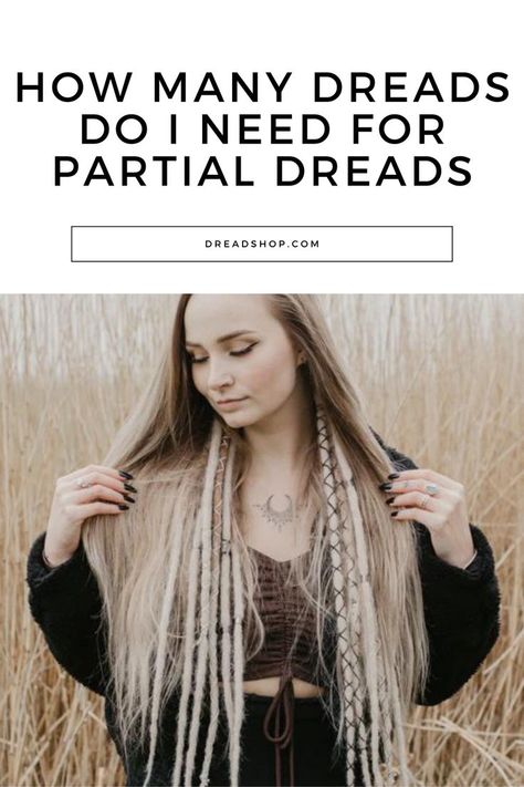 One Dreadlock In Hair, Celtic Dreadlocks, Synthetic Dreads Installation, Synthetic Dreads Diy, Half Dreads, One Dreadlock, Dreads Diy, Synthetic Dreads Hairstyles, Synthetic Dreadlocks Extensions