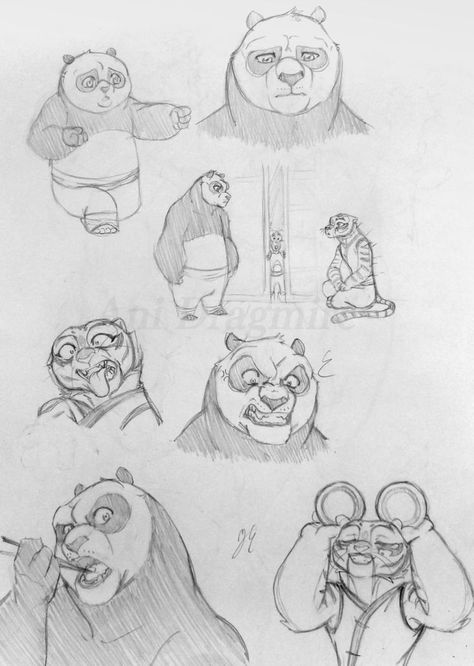 Po And Tigress, Tigress Kung Fu Panda, Dreamworks Characters, Panda Drawing, Panda Art, Art Comic, Cat Character, Cartoon Crossovers, Kung Fu Panda