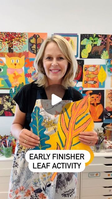 Deep Space Sparkle | Patty Palmer on Instagram: "Keeping artists busy creating from start to finish means having an early finisher project at the ready…. 🍁This one is my favorite because the options are only limited to the child’s imagination. And they are so pretty on the classroom walls! . . . #creativeclassroom #arted #arteducation #earlyfinisheractivities #elementaryartteacher" Early Finisher Art Projects, Deep Space Sparkle, Creative Classroom, Early Finishers, Arts Ed, Classroom Walls, Deep Space, Art Teacher, Art Education