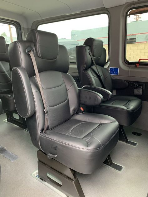 Sprinter Van Passenger Seats, Bench Seats, Captain Chairs w/Integrated Seat Belts Van Restoration, Van Seats, Sprinter Passenger Van, Captain Chairs, Adventure Van, Luxury Van, Bench Seats, Sprinter Camper, Box Van