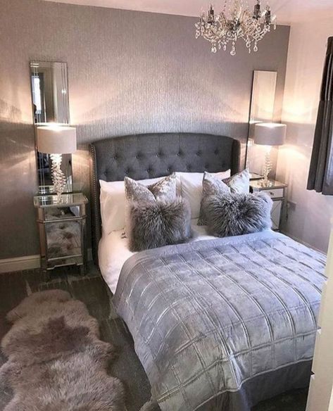 Bedroom Decor For Women, Stylish Bedroom Design, Bedroom Decor Cozy, Woman Bedroom, Stylish Bedroom, Bedroom Layouts, Simple Bedroom, Master Bedrooms Decor, Contemporary Bedroom