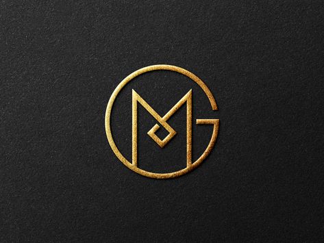 MG Monogram Logo by Aditya Chhatrala on Dribbble Mg Monogram, Letter M, Monogram Logo, Logo Design Services, Design Services, Black Background, Global Community, Logo Design, Monogram