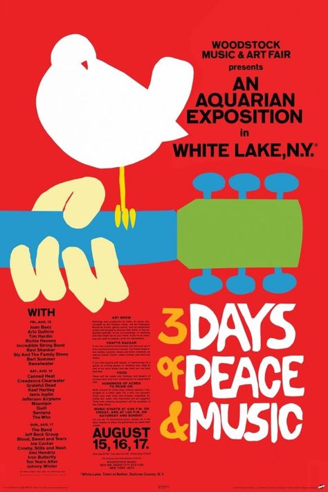 Woodstock: The Myth vs the Reality | Best Classic Bands Boho Entrance, Woodstock Concert, Woodstock Poster, 1969 Woodstock, Woodstock Photos, Peace Music, Woodstock Music, Woodstock 1969, Art Musical