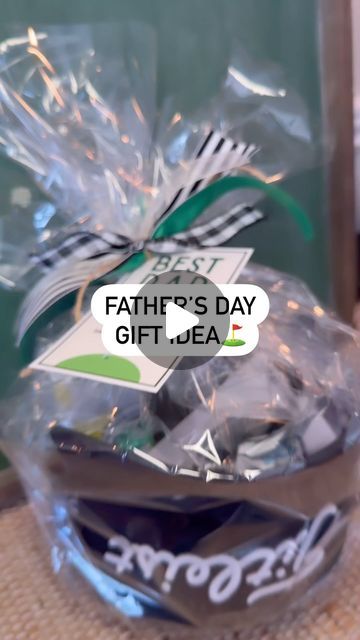 Kaycee Greer on Instagram: "Best Dad By Par⛳️ This is such a fun gift for the golf dad! A new hat filled with golf gadgets. Wrapping it up in cellophane keeps it all together. The gift tag & ribbon completes this gift. Happy Gifting 🖤  Like this post & be sure to follow along. Comment Golf for the links to be sent to you. The links can also be found in my LTK.  . . . #gift #gifts #gifted #gifting #giftsforhim #giftsfordad #giftideas #giftidea #giftgiving #giftguide #fathers #fathersdaygift #fathersday #dadsday #fathersdaygiftideas #fathersdaygiftidea #father #dadsoftiktok #giftforhim #giftfordad #dadlife #dads #daddy #dads #dadgift #dadgifts #fathersdaygifts #fathersdaygifts #fathersdaygiftidea #golf #golfdad #golfgifts #giftsforhim" Golf Gadgets, Best Dad By Par, Dad Life, Golf Gifts, Gift Tag, Fathers Day Gifts, Gift Guide, Gifts For Dad, Gift Tags