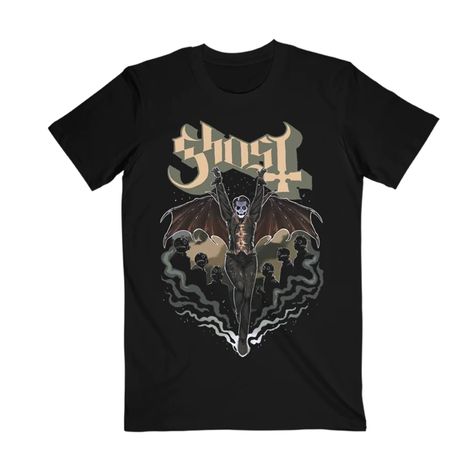 Papa Iv, Screen Printing Designs, Bat Wings, On Stage, Bat, Screen Printing, Ghost, Mens Graphic Tshirt, Mens Tshirts