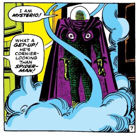 Mysterio Marvel Comic, Mysterio Marvel, Bea Arthur, Steve Ditko, The Amazing Spider Man, Marvel Villains, Marvel Comic Universe, Amazing Spider Man, Man Character